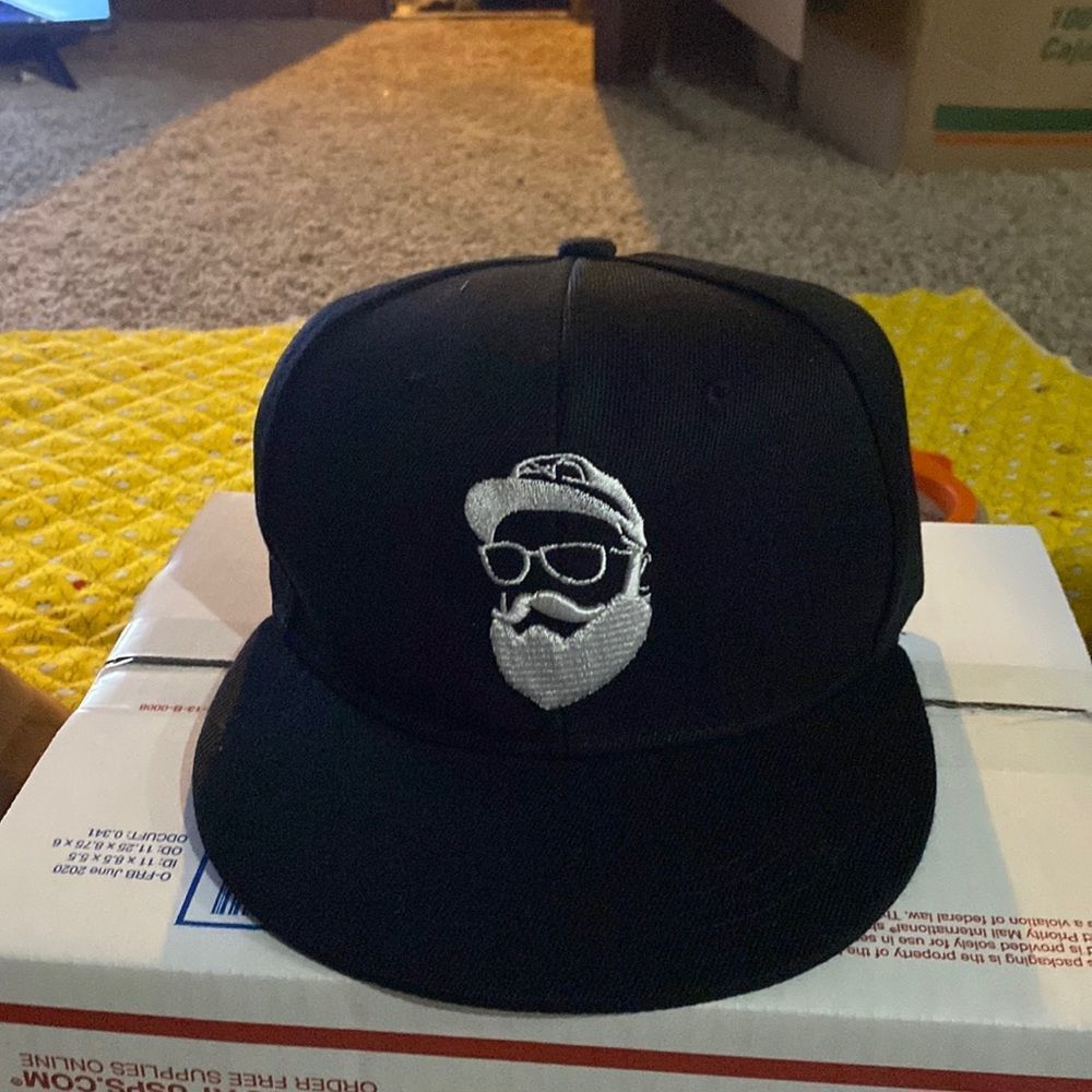 Cap-Man -Bearded Man Face Cap